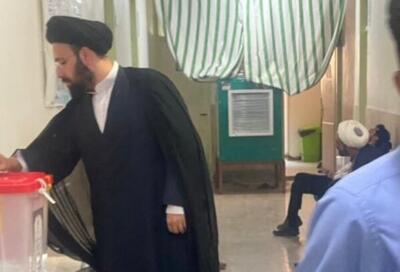 سیدعلی خمینی رأی داد/ پورمحمدی در کرج رأی خود را به صندوق انداخت /احمد مروی هم آمد +تصاویر