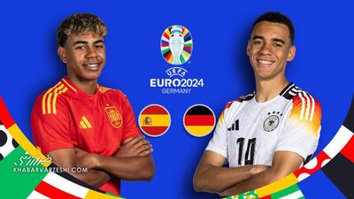 پخش زنده بازی اسپانیا - آلمان/ تماشای آنلاین یورو ۲۰۲۴ به‌صورت رایگان