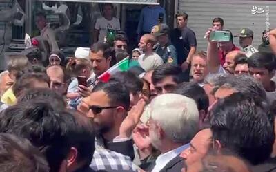 فیلم/سعید جلیلی با همراهی هواداران خود وارد مسجد جامع قرچک شد