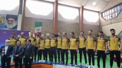 تیم والیبال فرهنگیان کرمان در جایگاه سوم کشور