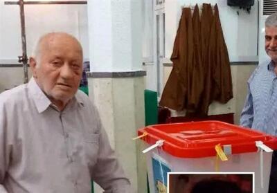 خبر غم انگیز؛ پدر شهید درزی پس از رای دادن فوت کرد