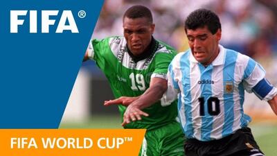 نوستالژی/ خلاصه بازی آرژانتین 2-1 نیجریه (جام جهانی 1994)