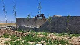 تخریب 9 هزار مترمربع ساخت و ساز غیرمجاز در فیروزآباد