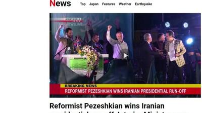 بازتاب اعلام نتایج قطعی انتخابات ریاست جمهوری ایران در رسانه‌های آسیایی