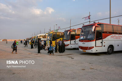 نیاز به ۹۰۰۰ دستگاه اتوبوس برای برگشت زائران اربعین حسینی