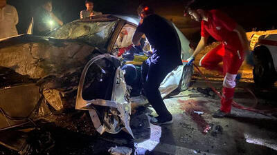 ۴  کشته در تصادف پژو - لیفان در جاده بیرجند