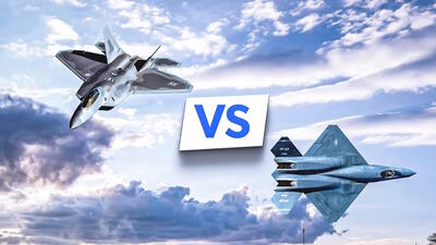 مقایسه F-22 Raptor لاکهید با YF-23 نورثروپ