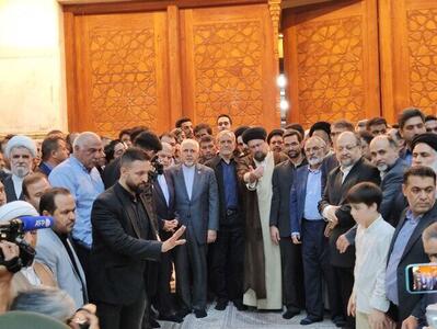 رئیس جمهور منتخب به حرم امام خمینی(ره) رفت