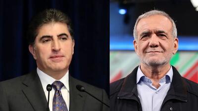 بارزانی، به پزشکیان تبریک گفت