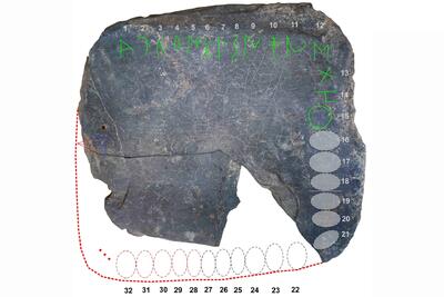 الفبای باستانی تمدنی گمشده، به‌طور اتفاقی در لوح سنگی کشف شد - زومیت
