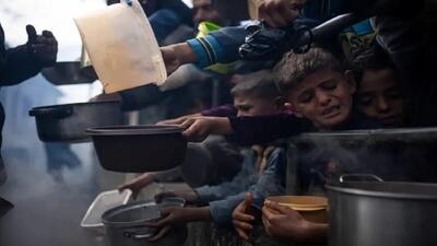 مرگ تدریجی مردم غزه بر اثر گرسنگی
