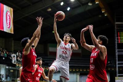باخت میلیمتری جوانان بسکتبالیست ایران برابر ترکیه