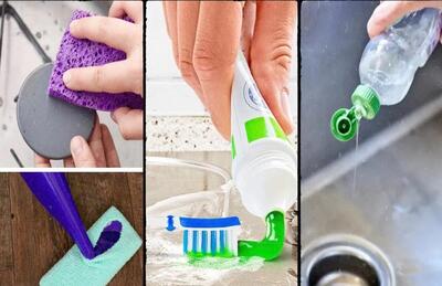 ۱۲ نکته تخصصی تمیز کردن آشپزخانه: خانم های پر مشغله آشپزخانه خود را تمیز نگه دارید!