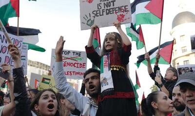 (ویدئو) شعار آزادی فلسطین از زبان دختربچه آمریکایی