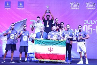 قهرمانی ایران در مسابقات پرورش اندام آسیا با ۲۴ مدال