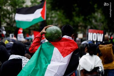 عکس/ تظاهرات درخواست آتش بس جنگ غزه در لندن