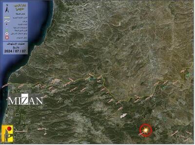 حمله موشکی حزب‎الله به پایگاه هوایی میرون رژیم صهیونیستی