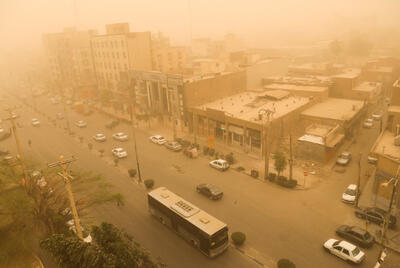 هوای ناسالم و وضعیت قرمز در 7 شهر خوزستان