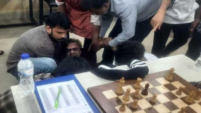مرگ استاد بزرگ شطرنج در حین مسابقه
