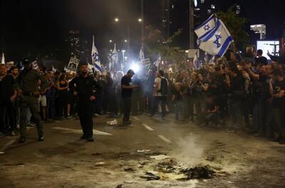 تظاهرات معترضان اسرائیلی در برابر منازل 18 وزیر کابینه نتانیاهو | خبرگزاری بین المللی شفقنا