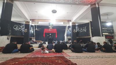 گزارش تصویری از مراسم سوگواری شب اول محرم در حسینیه اعظم کاکی