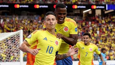 کلمبیا ۵ - ۰ پاناما/ زرد پوشان مقتدرانه راهی نیمه نهایی شدند + فیلم