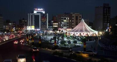 برپایی بزرگترین خیمه عزاداری در میدان شهدای هفتم تیر