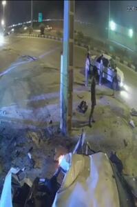 (ویدئو) شجاعت مثال‌زدنی دختر بوشهری در صحنه تصادف