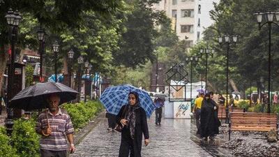 هواشناسی ایران| رگبار و رعدوبرق در ۱۲ استان
