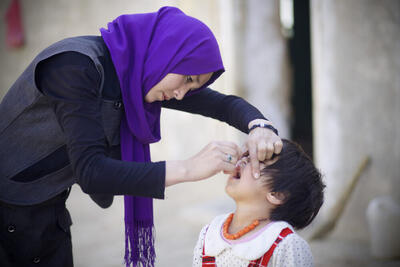 ۸ میلیون کودک در افغانستان در برابر فلج اطفال واکسینه می‌شوند