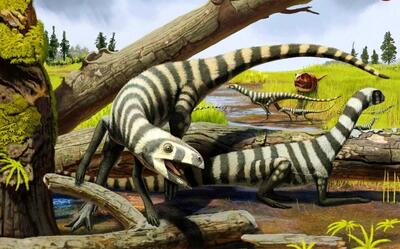 این موجودات پیش از دایناسورها روی زمین زندگی می کردند