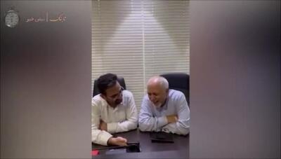 گفت‌وگوی صمیمانه ظریف و آذری جهرمی با یک مرد خاص در انتخابات / درخواست های جالب از رئیس جمهور منتخب