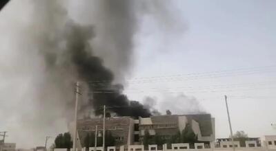 گرمای شدید هوا و افت ولتاژ برق علت آتش سوزی دانشکده پزشکی ایرانشهر