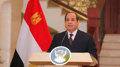 رئیس‌جمهور مصر به دکتر پزشکیان تبریک گفت