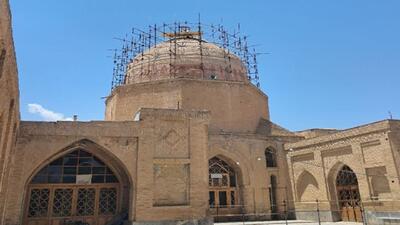 افزایش اعتبار مرمت گنبد مسجد جامع گلپایگان