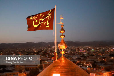 برافراشته شدن پرچم سرخ خون حسین (ع) در زنجان