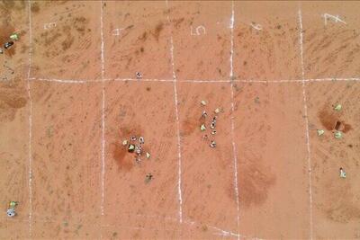 کشف گور جمعی در صحرایی در شمال آفریقا