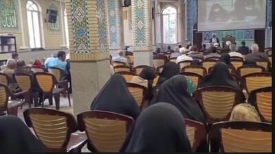 چون حاضران در مسجد کم بودند، رسایی سخنرانی نکرد! | رویداد24