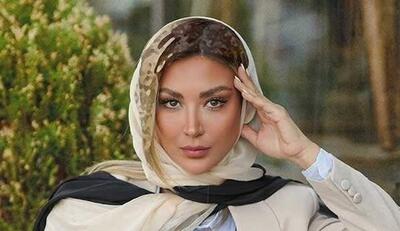 عکس| پوشش و تیپ متفاوت همسر بهرام رادان در سفارت فرانسه