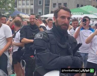 شباهت عجیب افسر پلیس آلمان به ساوت‌گیت سوژه شد