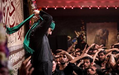 عکسی از قالیباف و مهران غفوریان در مراسم عزاداری محرم | رویداد24