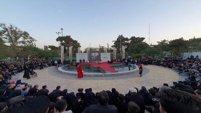 برپایی مجلس تعزیه‌خوانی در میدان هفت حوض تا روز عاشورا