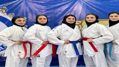 رقابت دختران کاراته کا در مجومرد