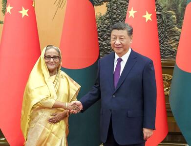 دیدار دوجانبه چین و بنگلادش/ «یک پهنه یک راه» پیش می‌رود