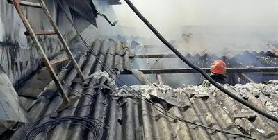 وقوع آتش‌سوزی در انبار شرکت کاله رشت/ ۴۱ آتش‌نشان اعزام شدند
