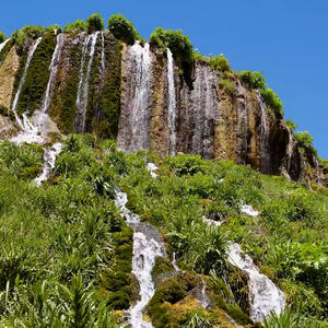تصاویری زیبا از طبیعت روستای دلیر و الیت و آبشار نیاکان کوهرنگ