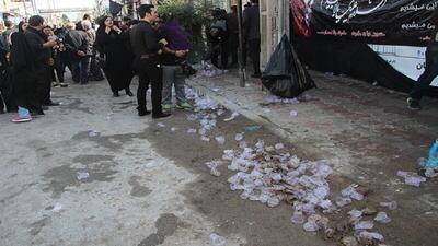 درخواست یک شهروند برای نینداختن ظروف نذری یکبارمصرف در خیابان‌ها