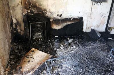 هتل آپارتمان مشهد در آتش سوخت