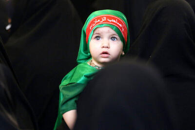 هم نوایی شیرخوارگان حسینی مازندران با طفل تشنه کربلا