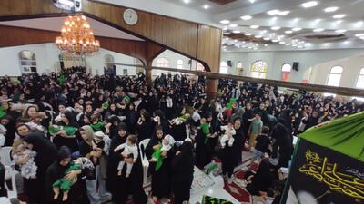 تصاویری از همایش شیرخوارگان حسینی در آستانه اشرفیه